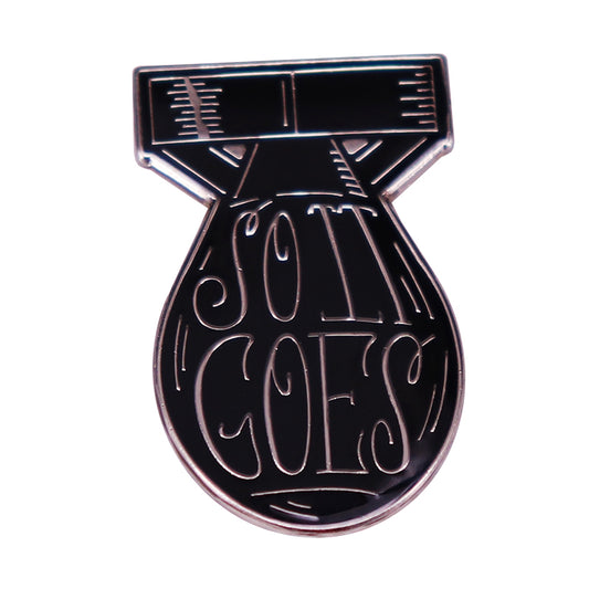 Literature Sacred Spell Black Pin