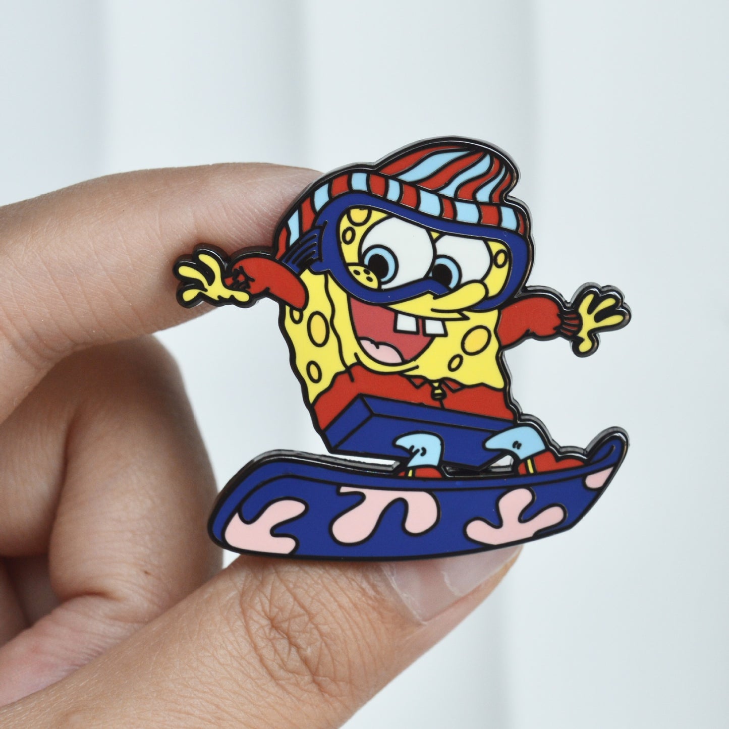SpongeBob Surfing Pin
