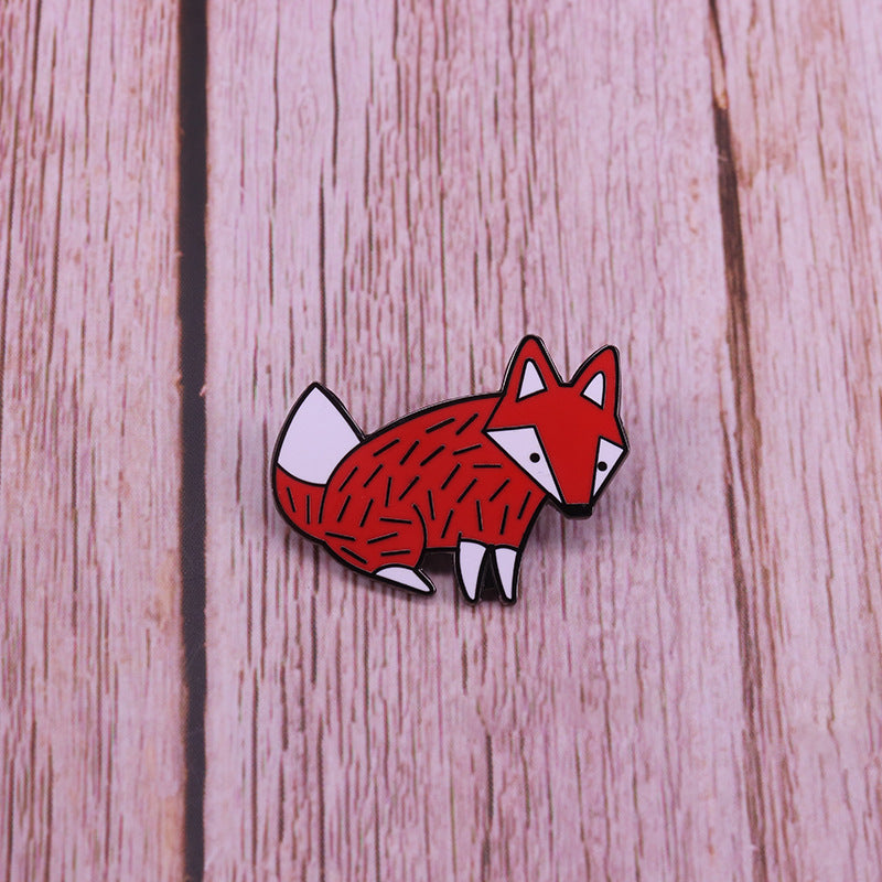 Fox Tattoo Pin