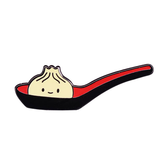 Steamed Buns And Spoons Pin