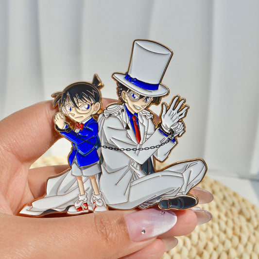 Detective Conan: Kaito Kid vs. Conan Edogawa Pin