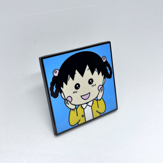 Chibi Maruko-chan Boys and Girls Pin