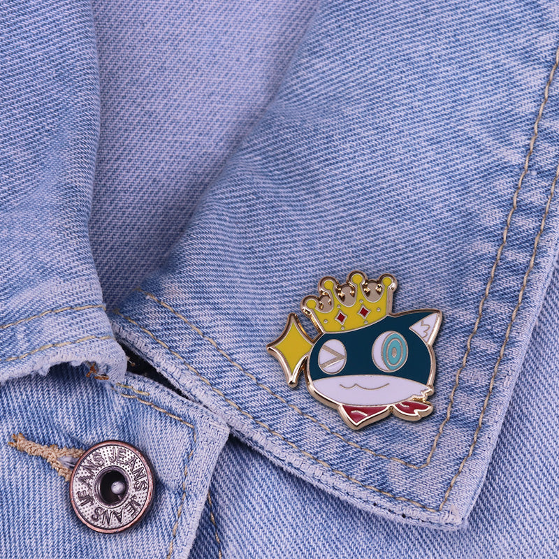 Persona 5 Morgana Magical Fairy Cat Pin