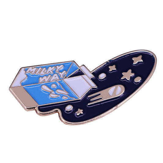 Milky Way Milk Box Pin