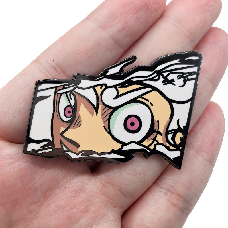 One Piece Luffy Zoro Pin