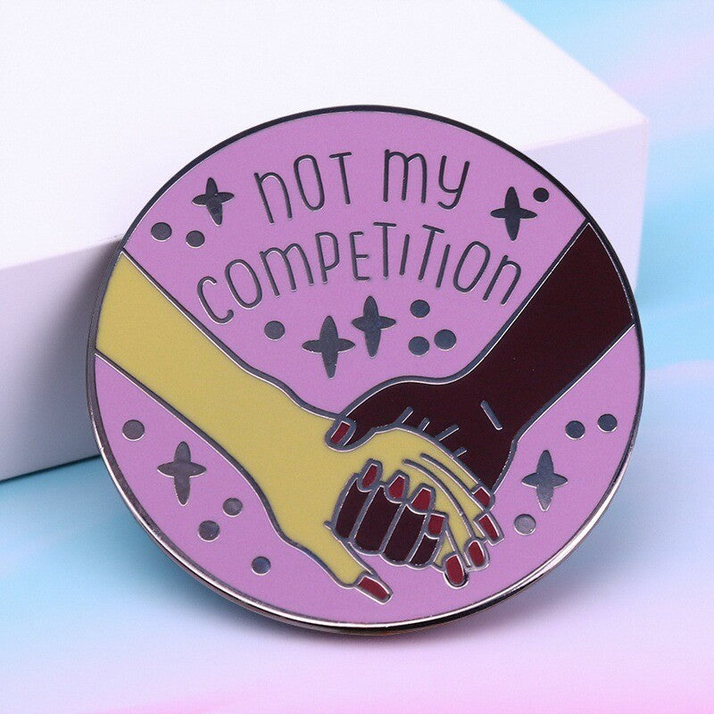 Not My Rival - Feminist Twinkling Star Pin