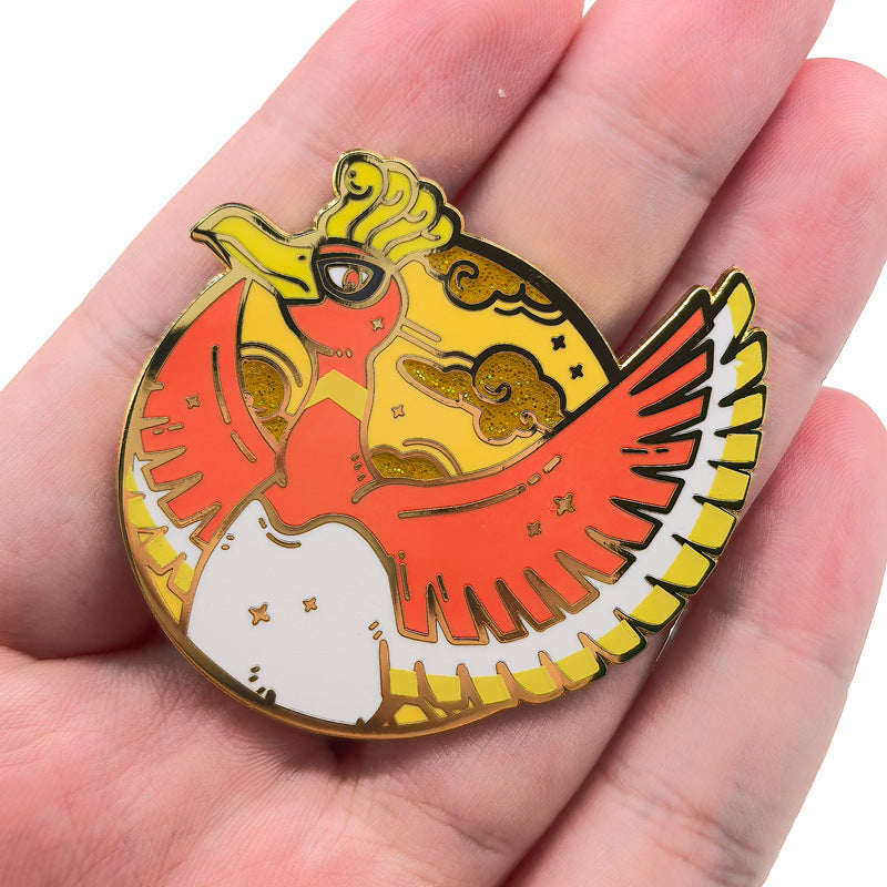 Flashing Divine Beast Otherworldly Monster Spirit Pin