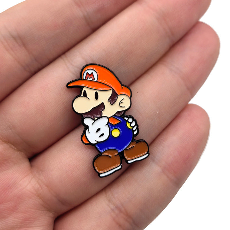 Mario Cartoon Pin