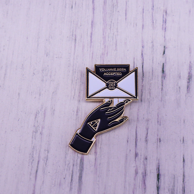 Harry Potter School Admission Letter Pin