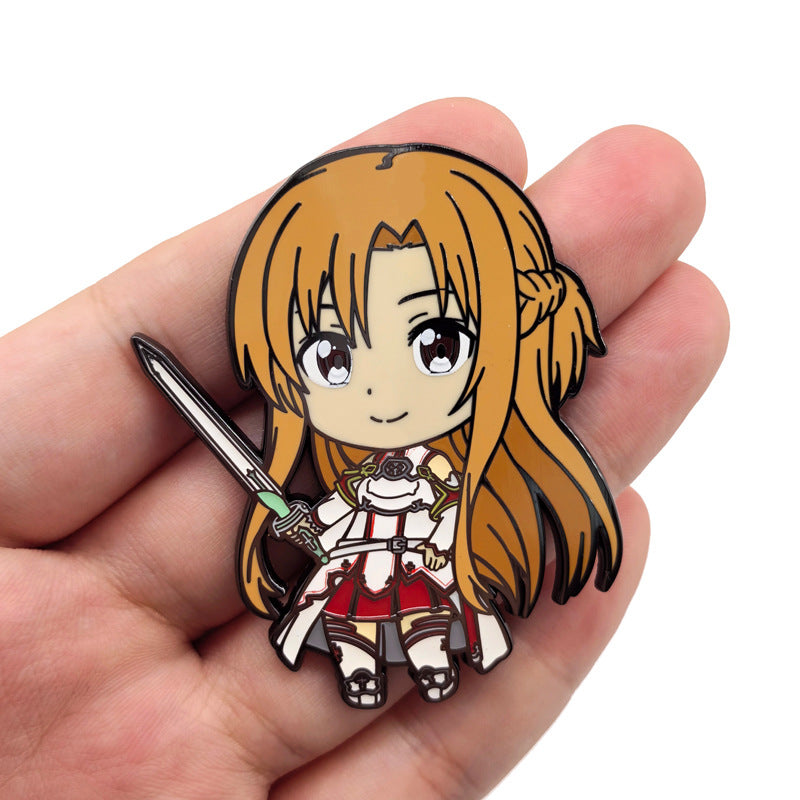 Sword Art Online Kirito and Asuna Pin