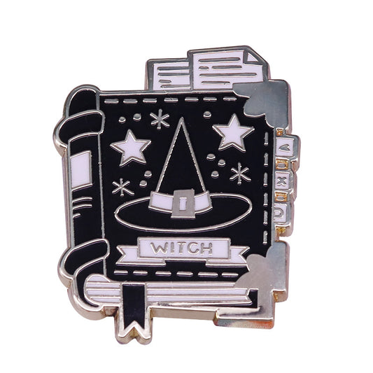 The Magical Witch Book Pin