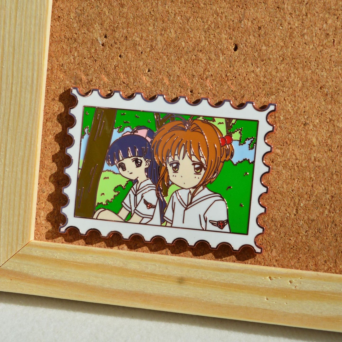Cardcaptor Sakura Sakura Tomoyo Group Photo Pin