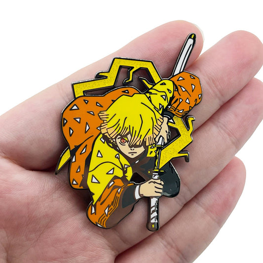 Demon Slayer: Kimetsu no Yaiba - Zenitsu Agatsuma Thunderclap and Flash Pin