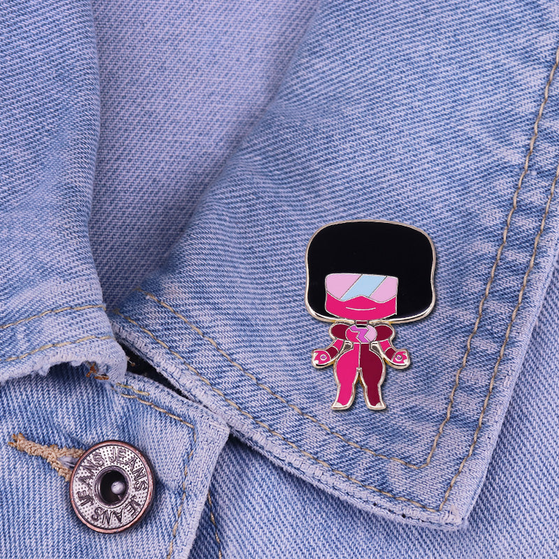 Steven Universe Gem Garnet Pin