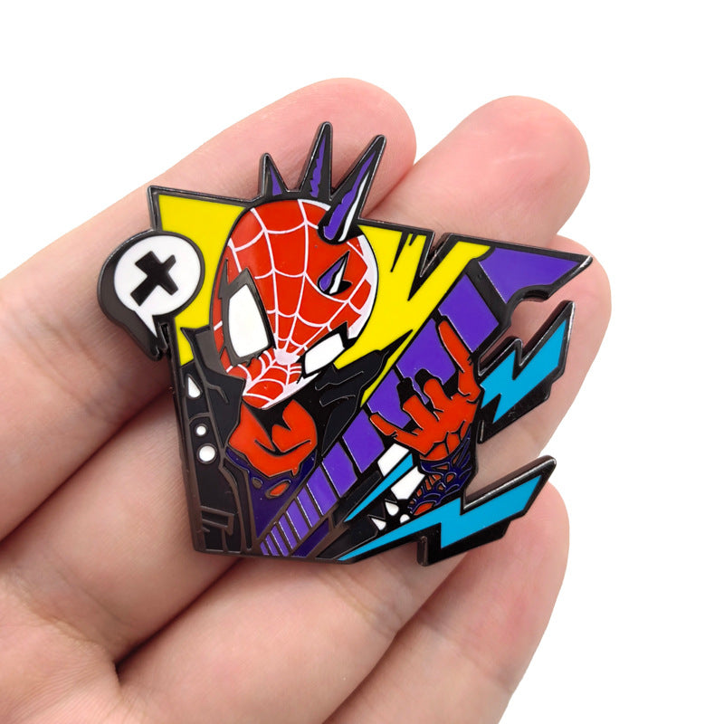 Spider-Man: Across the Spider-Verse Miles Morales Gwen 2099 Hobie Brown Pin