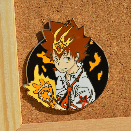 Reborn! Tsuna Sawada Japanese Anime Pin