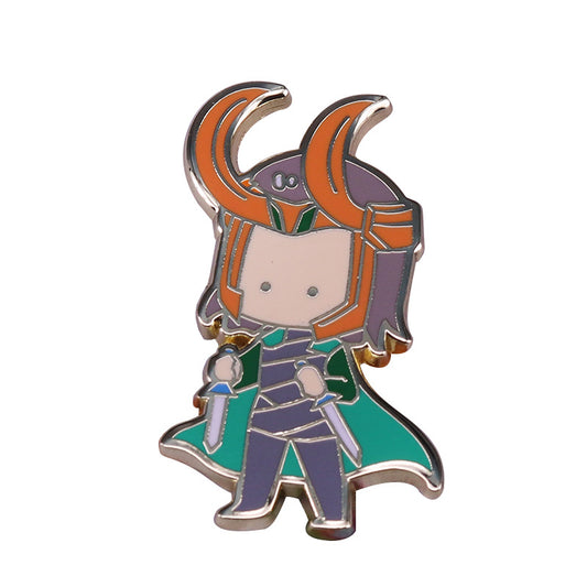 Loki Thor Avengers Pin