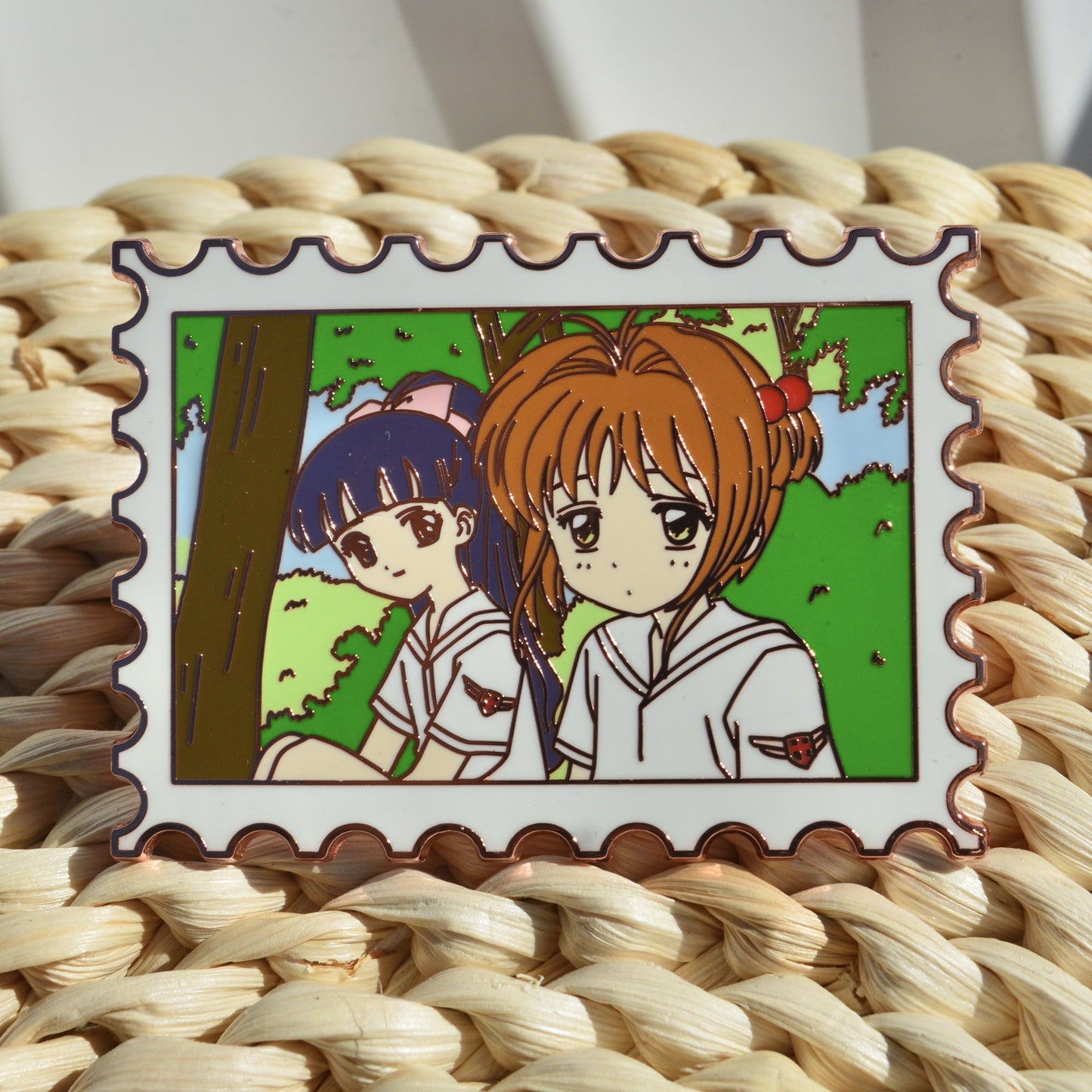 Cardcaptor Sakura Sakura Tomoyo Group Photo Pin