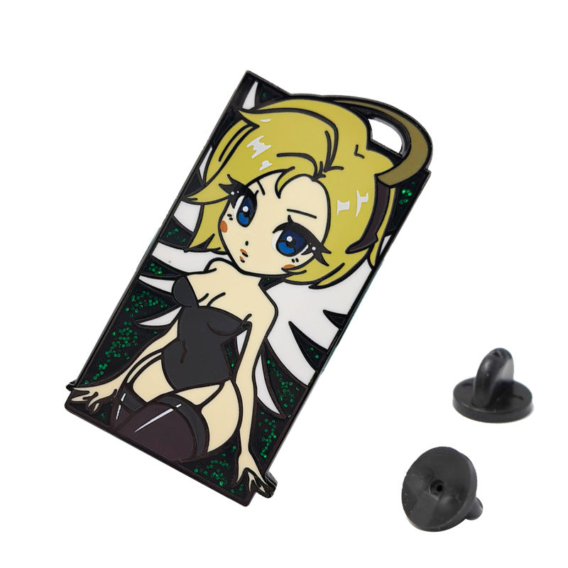 Overwatch Mercy European and American Game Pin