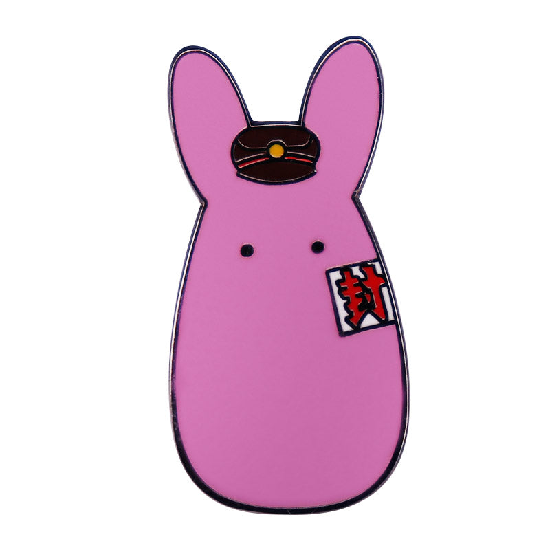 Pink Rabbit Pin