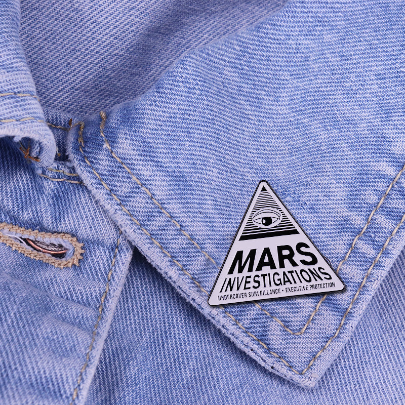 Mars Investigation Logo Veronica Mars Inspiration Pin