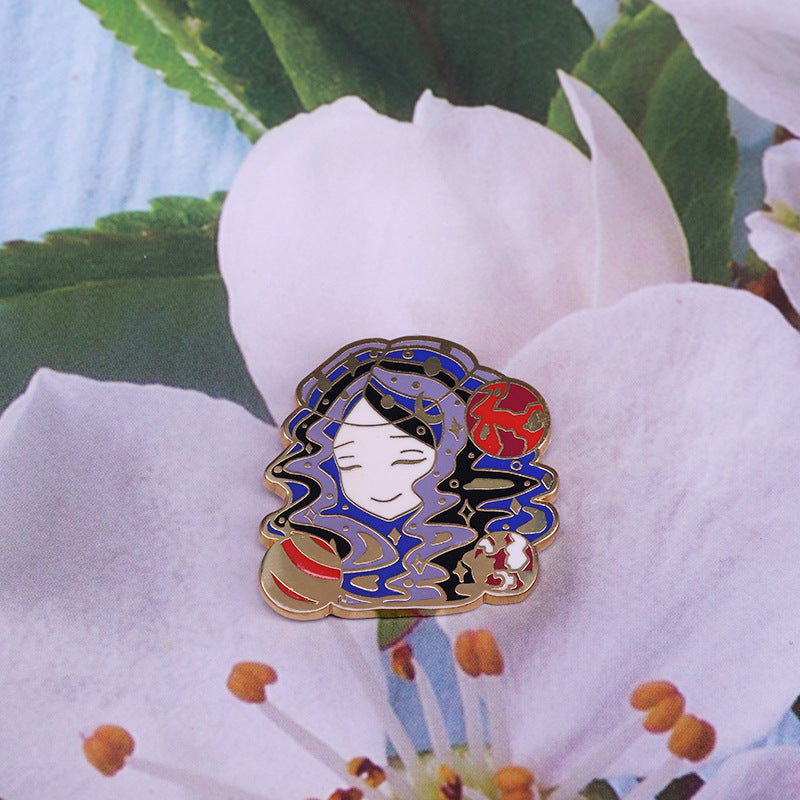 Cosmic Girls Nebulae Pin