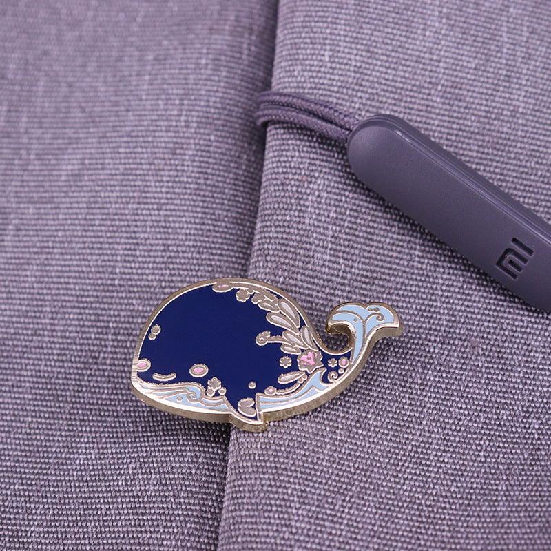 Little Whale Pin