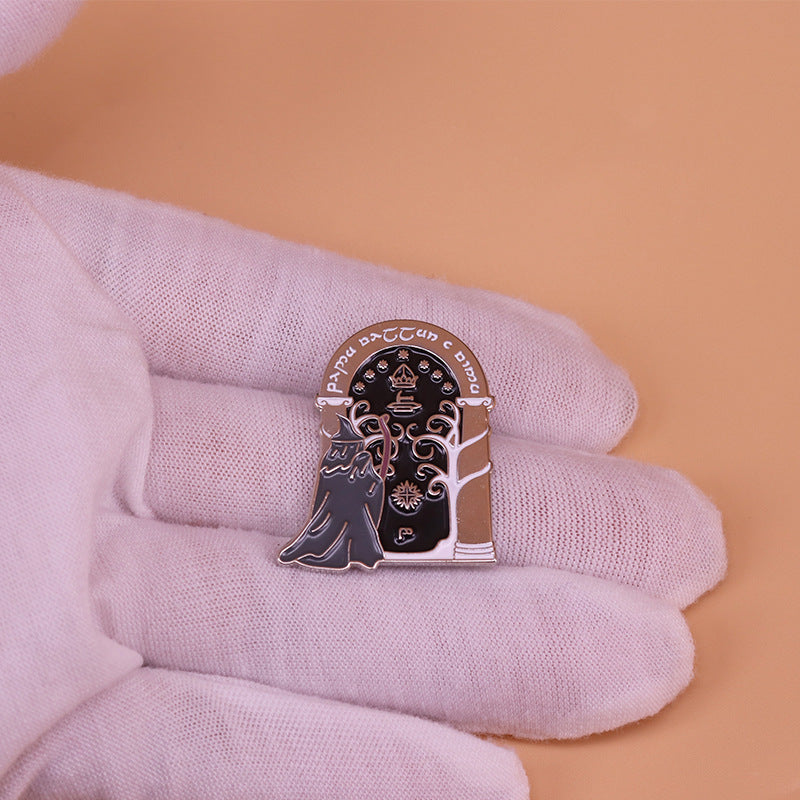 The Lord Of The Rings Secret Gate Wizard Pin