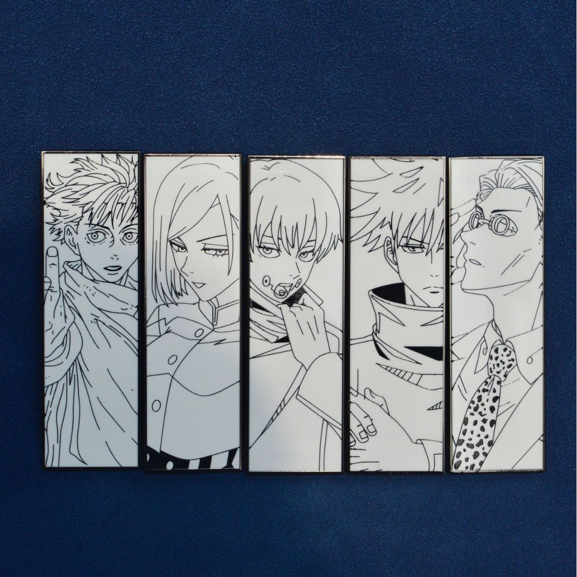 Jujutsu Kaisen Yuta Okkotsu Megumi Fushiguro Nobara Kugisaki Toge Inumaki Kento Nanami Pin
