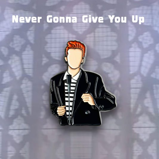 You 've Been Cheated! Rick Shake Rickroll April Fool's Day Pin