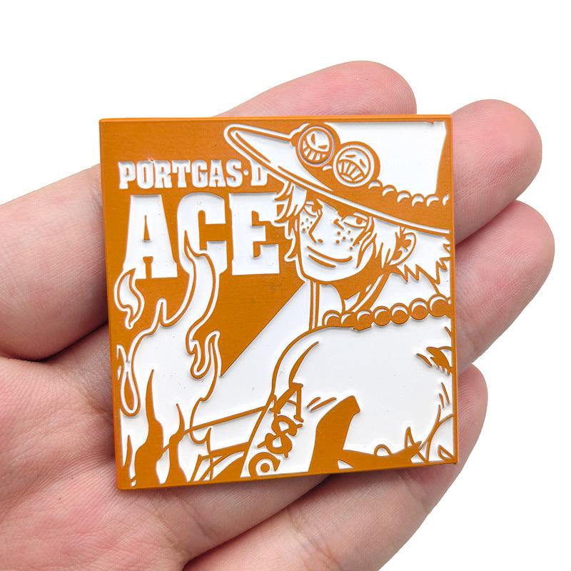 One Piece Luffy Zoro Pin