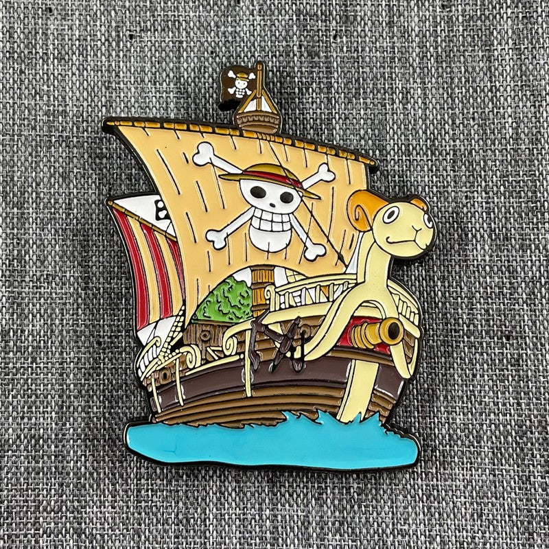 Going Merry One Piece Pirate Ship Pin