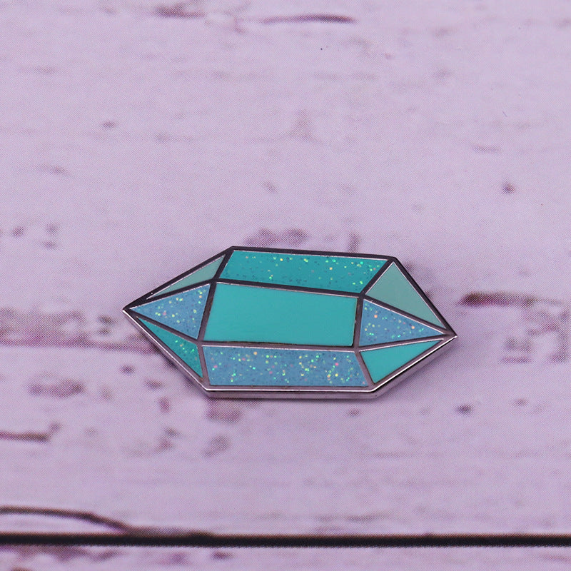 Shining Crystal Cluster Pin