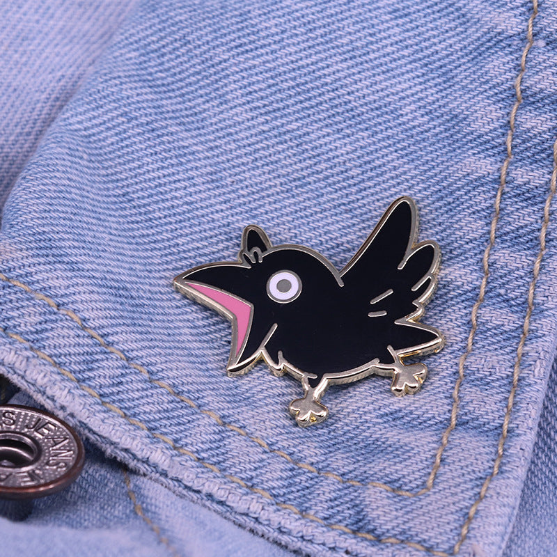 Foraging Bird Pin