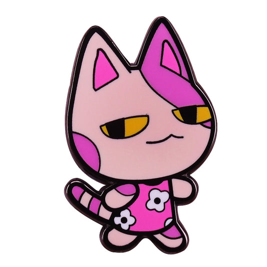 front view of Animal Crossing Villager Bob Pin