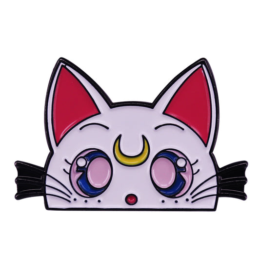 Sailor Moon White Cat Artemis Pin