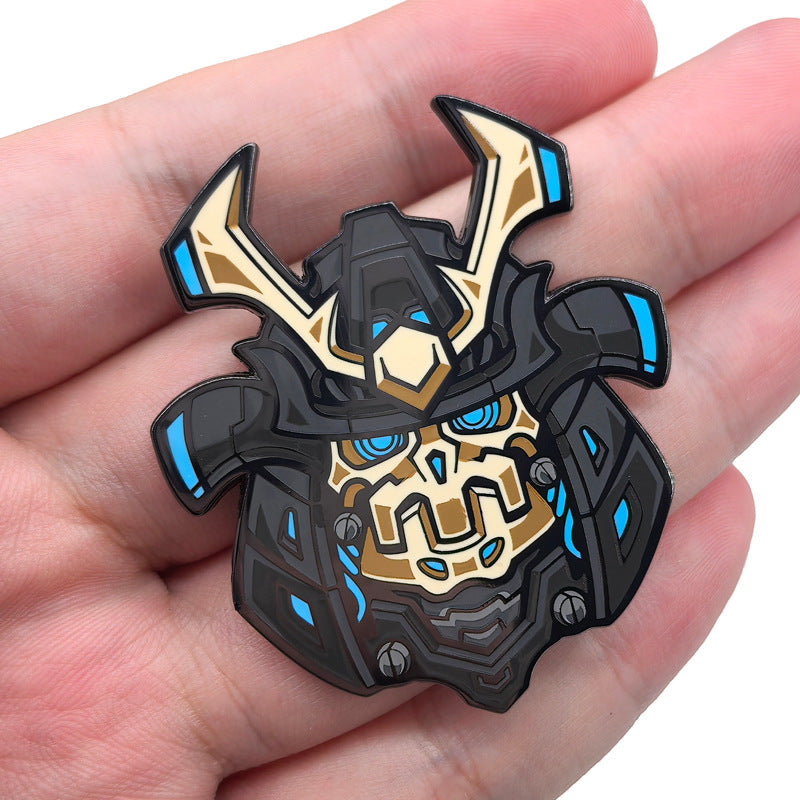 Robot Samurai Punk Future Style Pin