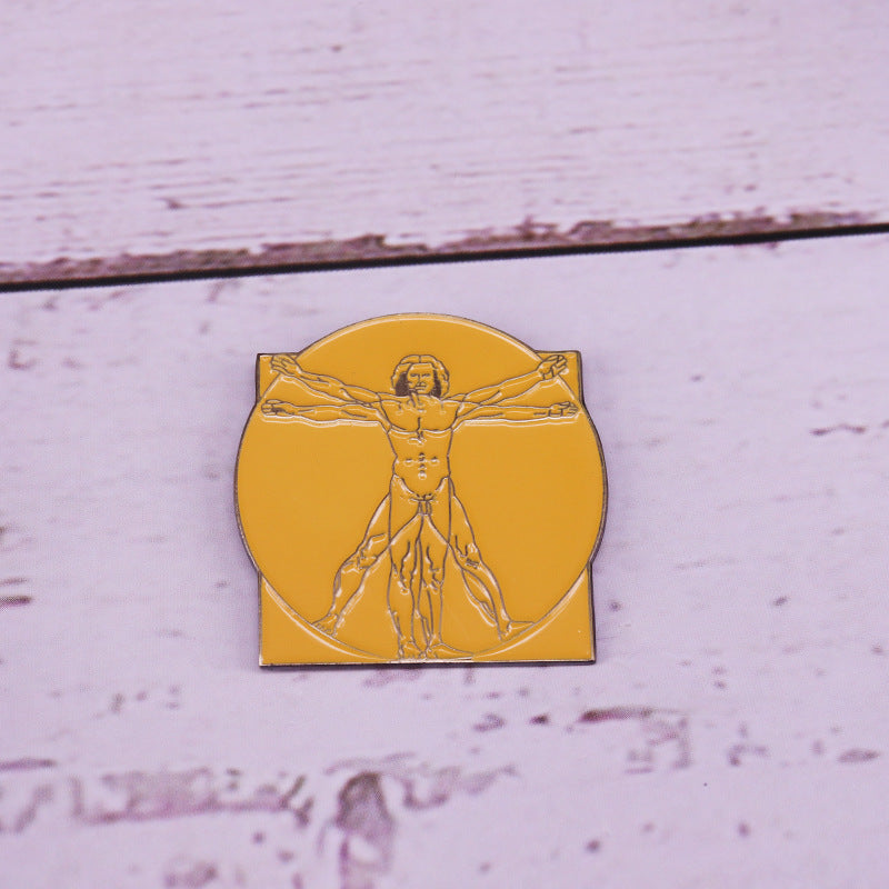 Leonardo Da Vinci'S Vitruvian Man Pin