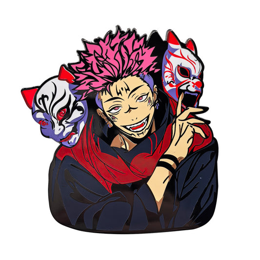 Jujutsu Kaisen Ryomen Sukuna Cartoon Pin