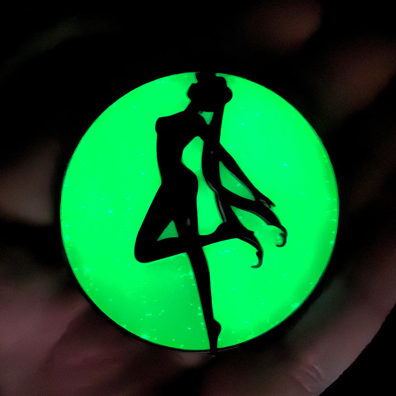 Sailor Moon Silhouette Sailor Moon Glow-in-the-Dark Pin