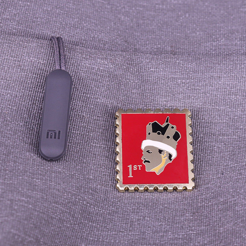 Freddie Mercury Stamp Queen Pin
