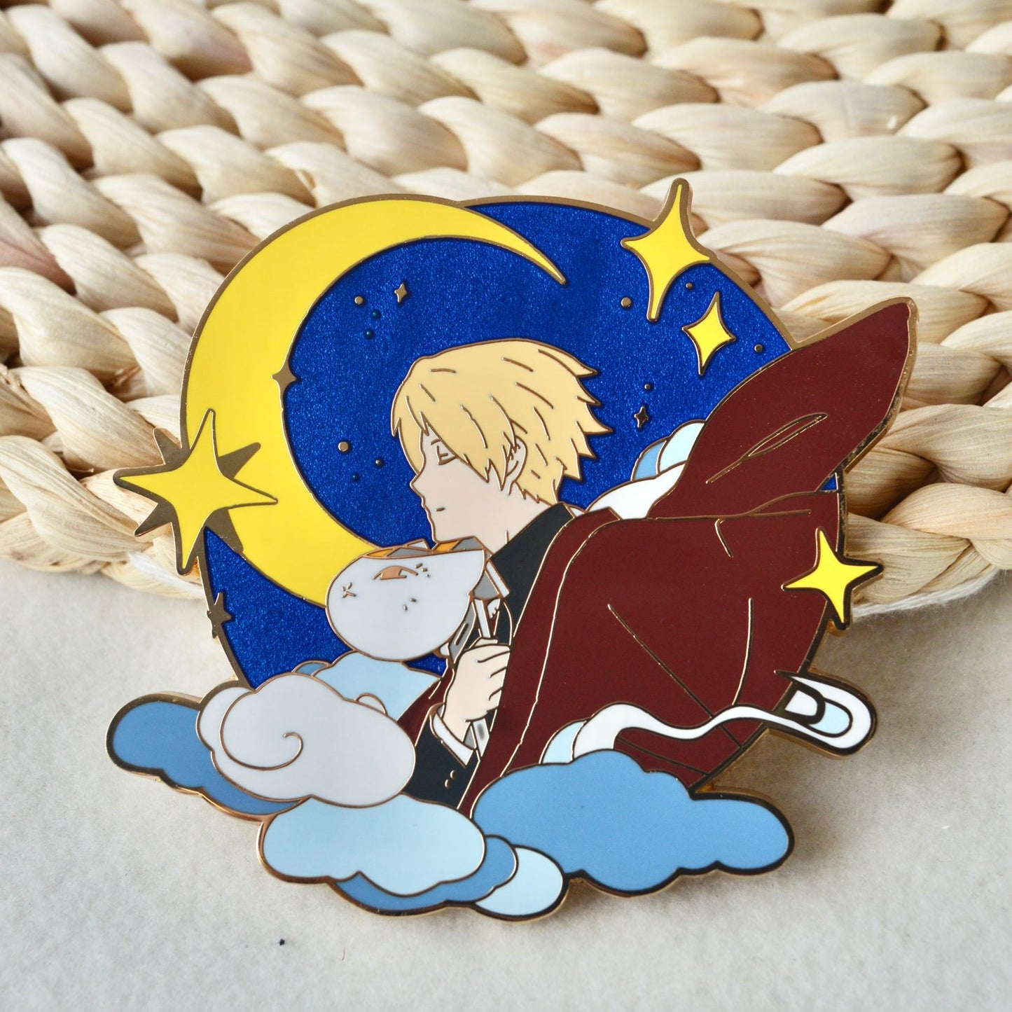 Natsume's Book of Friends Natsume Takashi Nyanko-sensei Pin