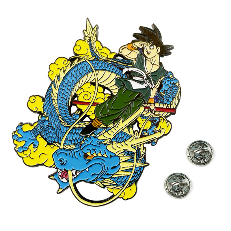 Dragon Ball Goku and Shenron Dragon Ball Pin