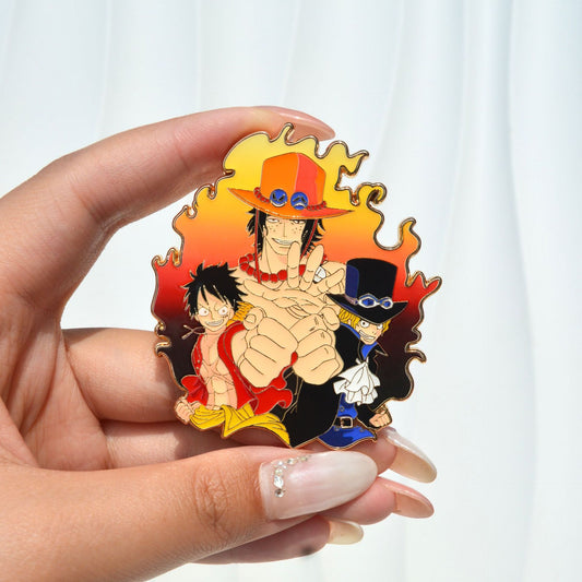 One Piece: The Three Brothers Pin