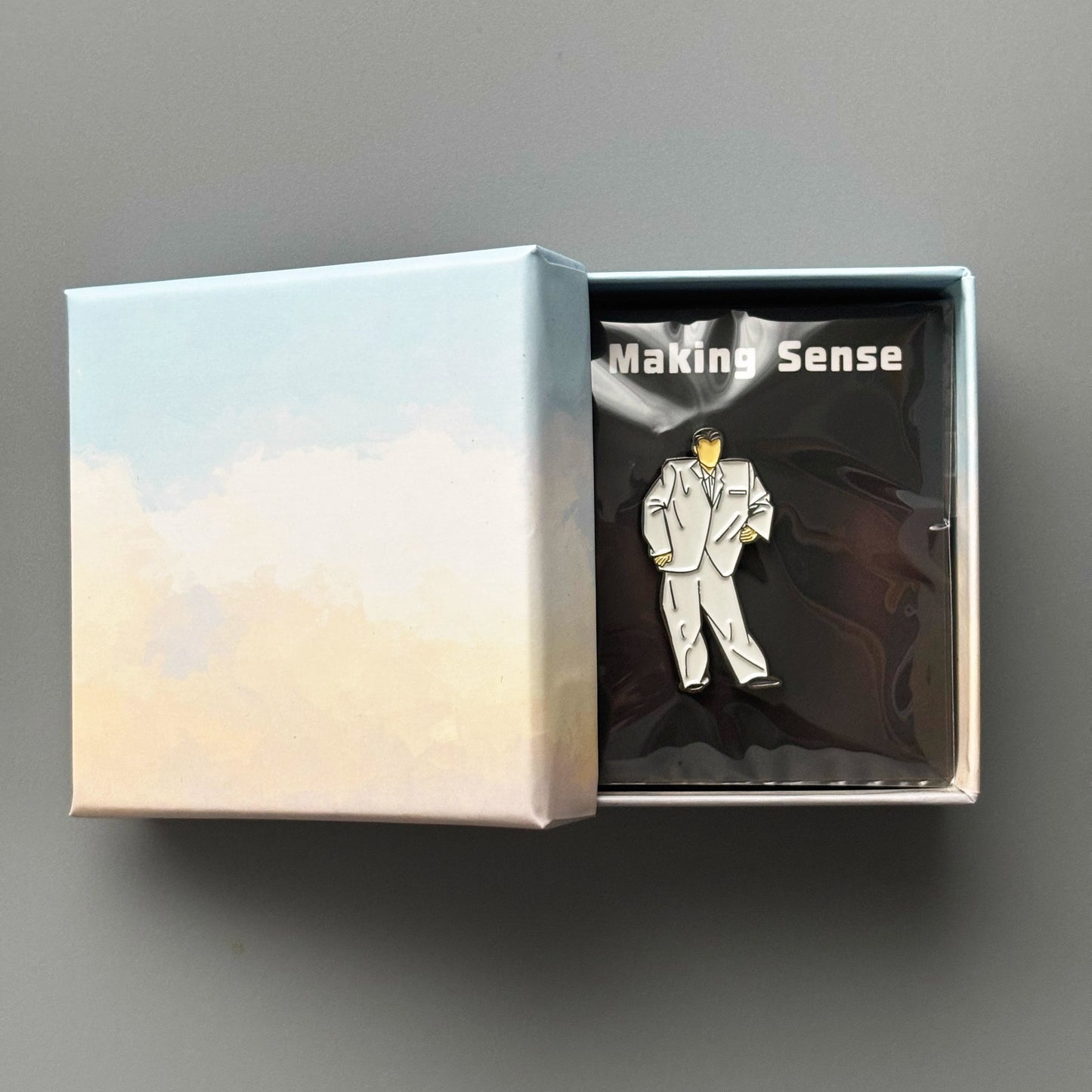 Talking Heads David BYN Rock Pin