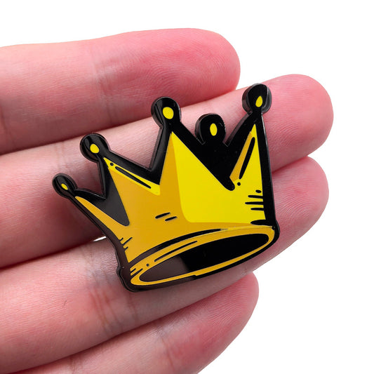 Cartoon Crown Pin