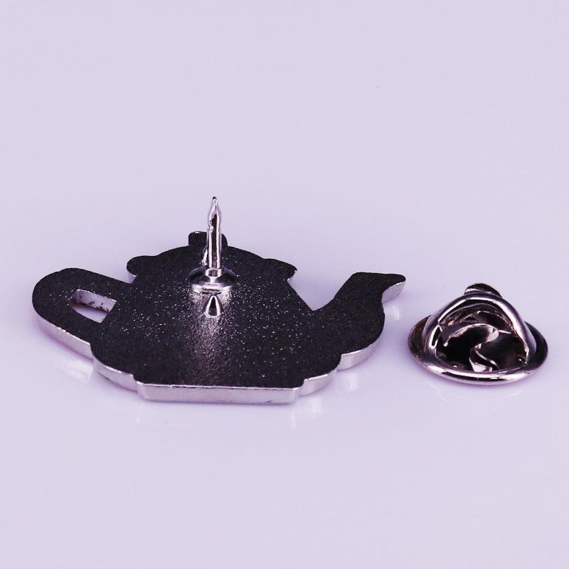 Red Teapot Pin