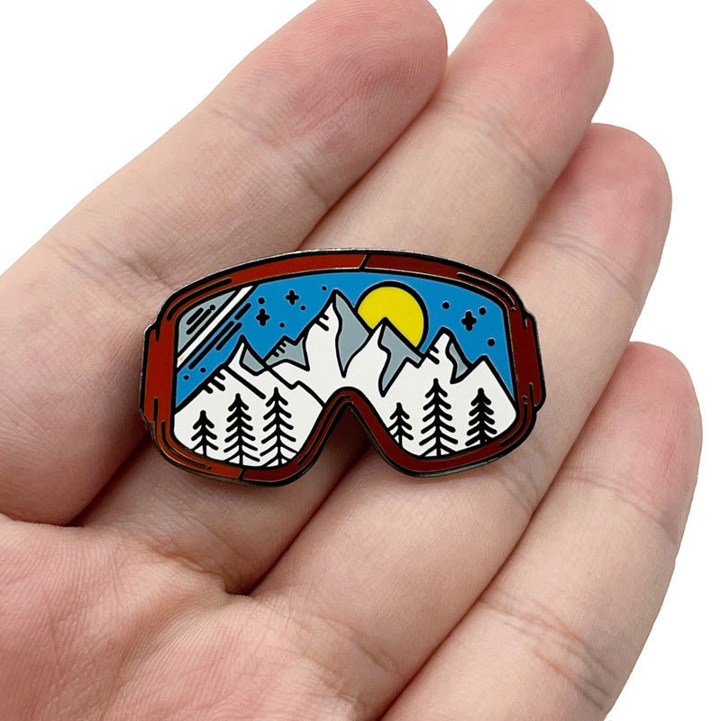 Ski Goggles Pin
