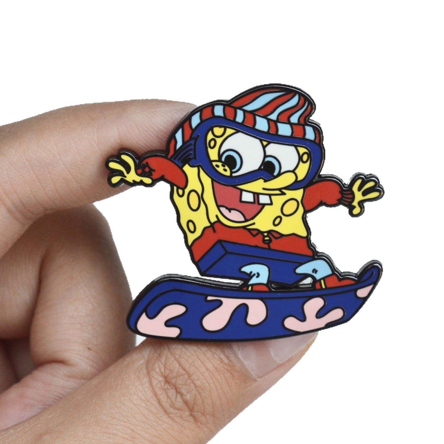 SpongeBob Surfing Pin