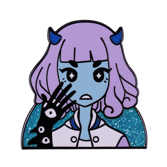 Devil Girl'S Eyes Pin